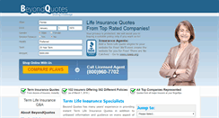Desktop Screenshot of beyondquotes.com